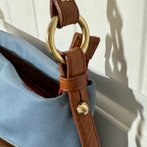 Dooney & Bourke Blue Nylon Crossbody Bag - Picture 4 of 16